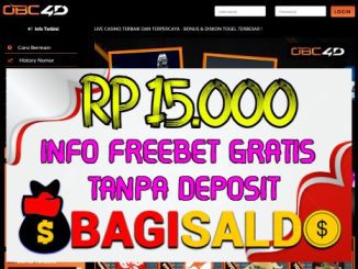 Obc4d Bagi saldo Rp 15.000 Tanpa Deposit