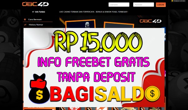 Obc4d Bagi saldo Rp 15.000 Tanpa Deposit Obc4d Bagi saldo Rp 15.000 Tanpa Deposit