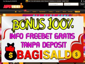MPO500 Bonus New Member 100% Di Depan