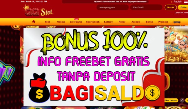 QQslot Bonus New Member 100% Di Depan QQslot Bonus New Member 100% Di Depan