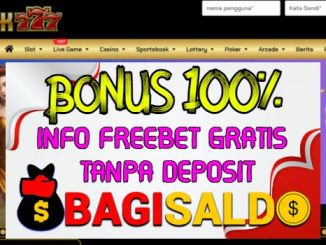 Baik777 Bonus New Member 100% Di Depan