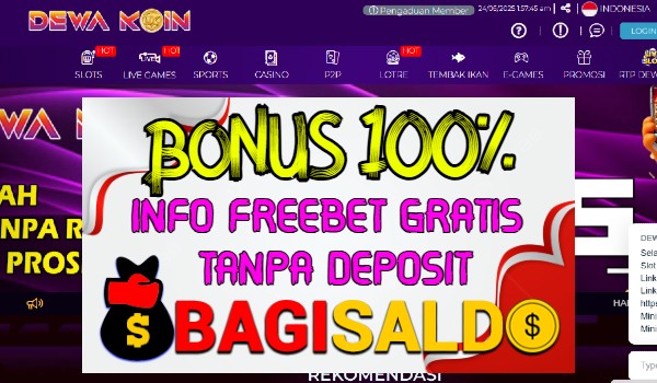 DEWAKOIN Bonus New Member 100% Di Depan DEWAKOIN Bonus New Member 100% Di Depan