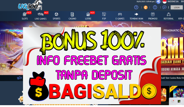 UG300 Bonus New Member 100% Di Depan UG300 Bonus New Member 100% Di Depan