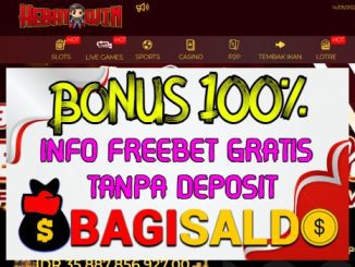 Hebatwin Bonus New Member 100% Di Depan