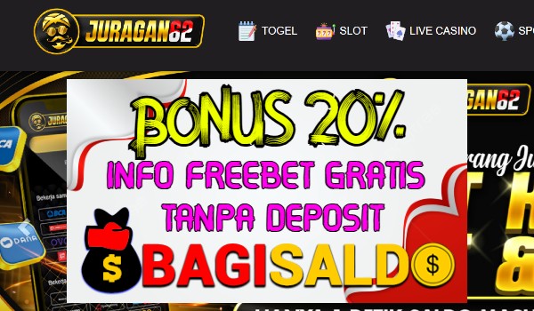 JURAGAN62 Bonus New Member 20% Di Depan JURAGAN62 Bonus New Member 20% Di Depan